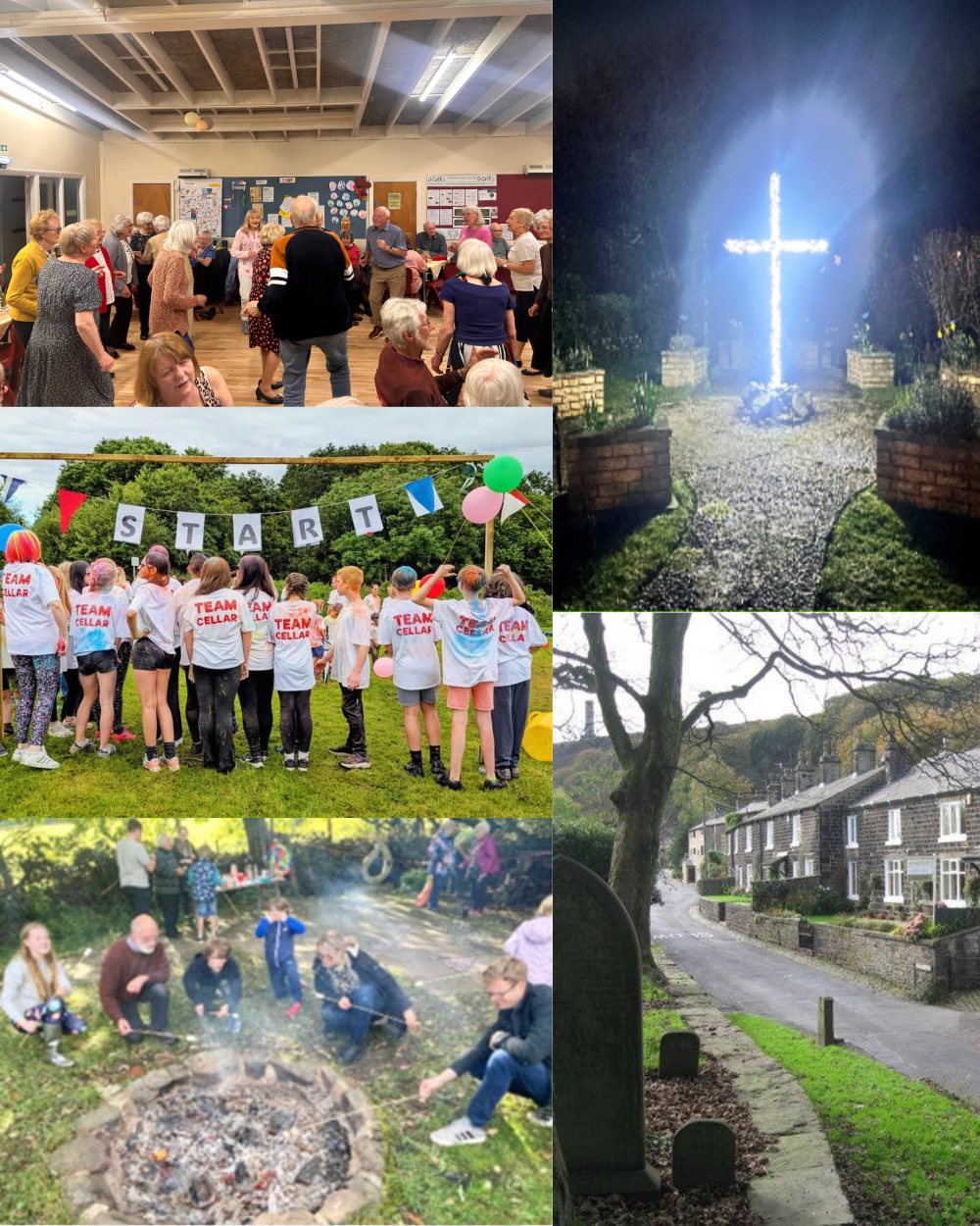A collage of parish life — worship, community and celebration